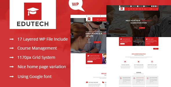 Edutech – Education WordPress Theme