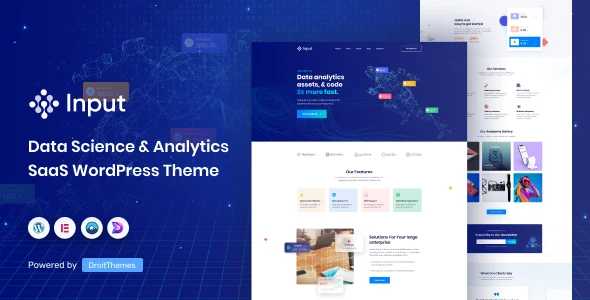 Input – Data Science & Analytics SaaS WordPress Theme